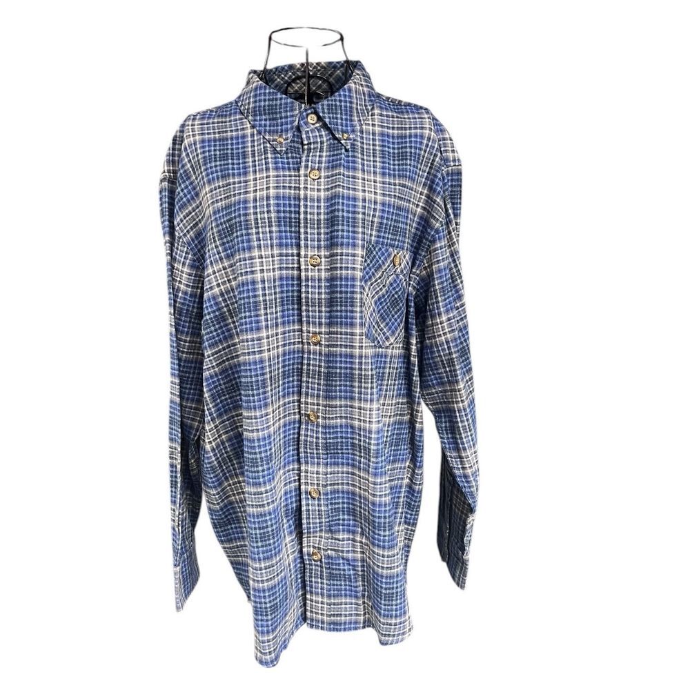 Field & Stream Men's Flannel Shirt Button Up‎ Long Sleeve Pocket